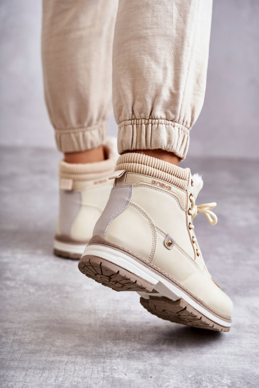 Warme Stiefel beige Farbe Liv Warme Stiefel beige Farbe Liv