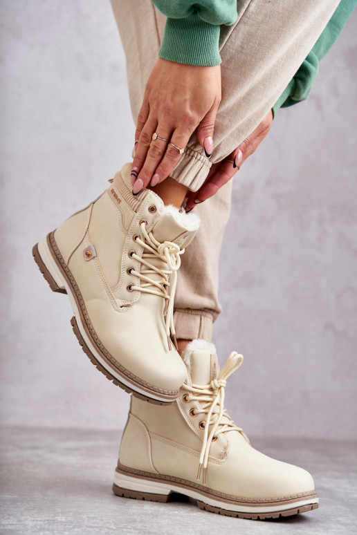 Warme Stiefel beige Farbe Liv Warme Stiefel beige Farbe Liv