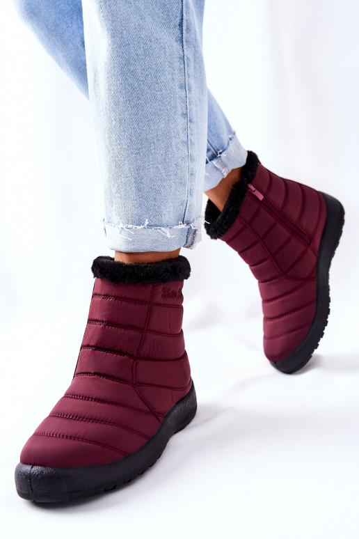 Schneestiefel Burgund Mezyss Schneestiefel Burgund Mezyss