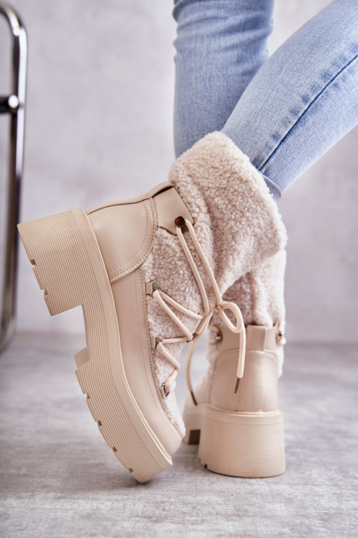 Sandstiefel Schneestiefel mit wärmendem Sanna