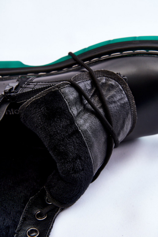 Schwarze Kirschstiefel Trinah mit... Schwarze Kirschstiefel Trinah mit...