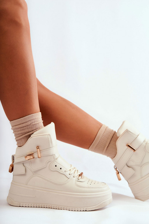 Beheizte Sportschuhe beige Lexa Beheizte Sportschuhe beige Lexa