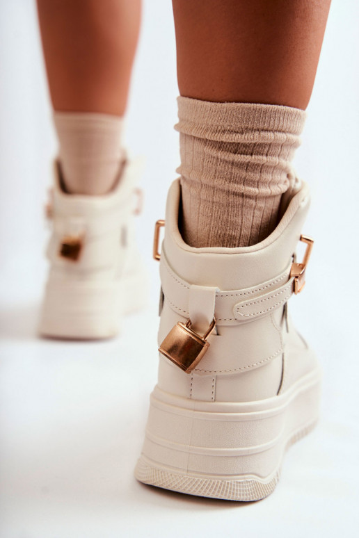 Beheizte Sportschuhe beige Lexa Beheizte Sportschuhe beige Lexa