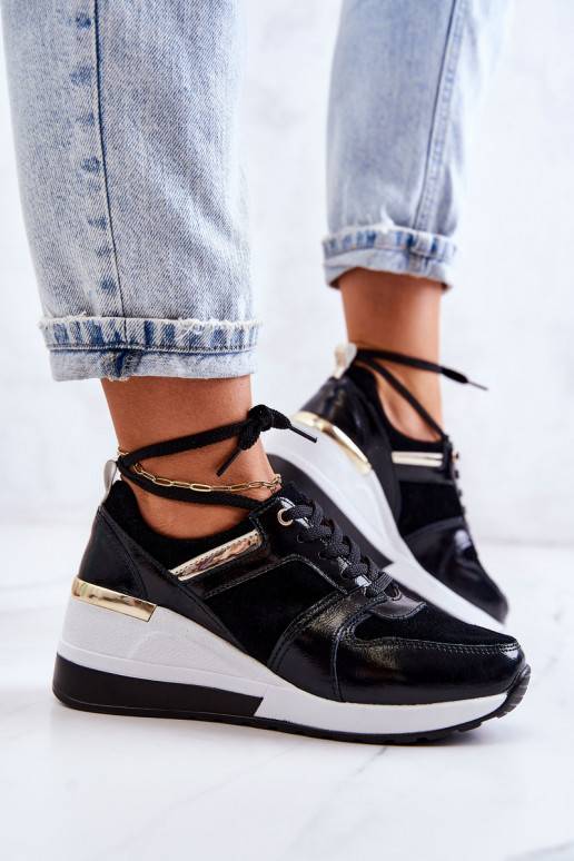 Schwarz-weiße Sportschuhe Rayana für Damen