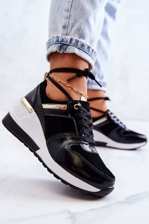 Schwarz-weiße Sportschuhe Rayana für Damen