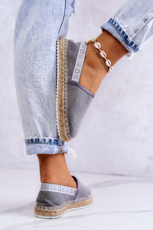 Stoff-Espadrilles im auffälligen Big...
