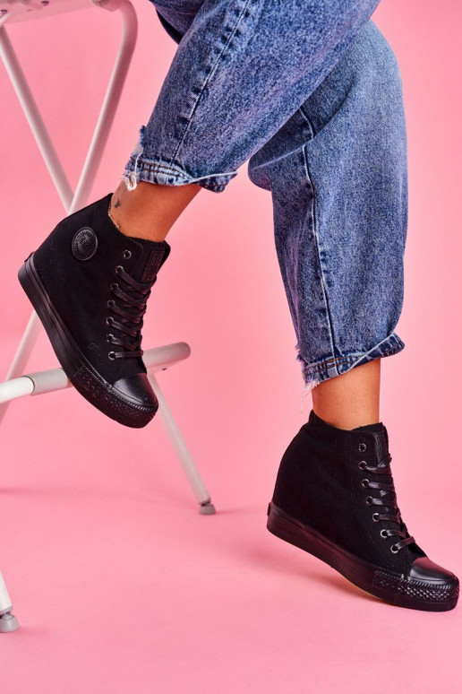 Schwarze Big Star Sneakers... Schwarze Big Star Sneakers...