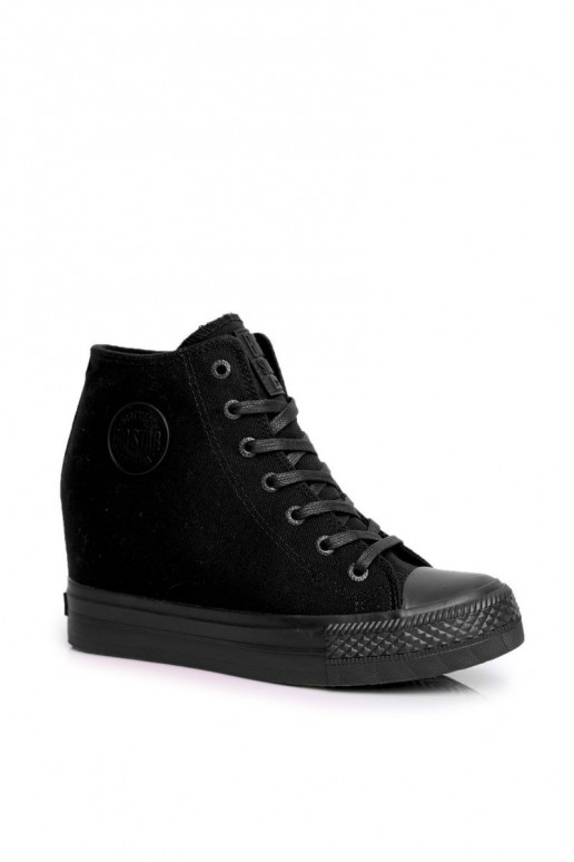Schwarze Big Star Sneakers... Schwarze Big Star Sneakers...