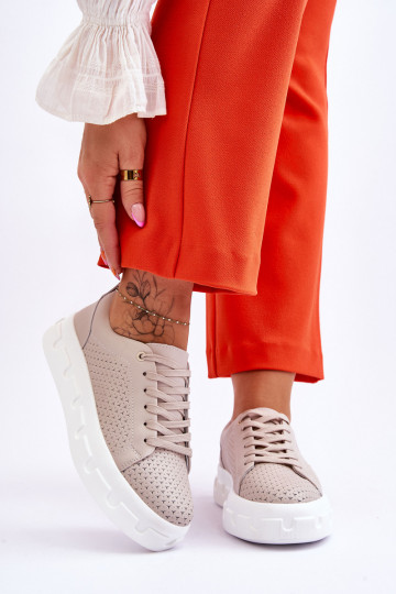 Sportschuhe mit Plateau...