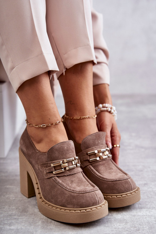 Jaime beige Wildlederstiefel mit... Jaime beige Wildlederstiefel mit...