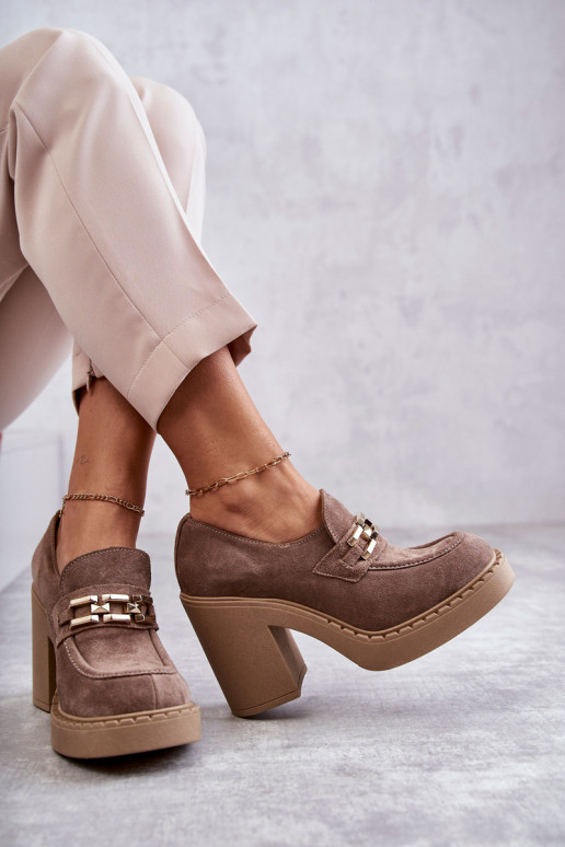 Jaime beige Wildlederstiefel mit... Jaime beige Wildlederstiefel mit...