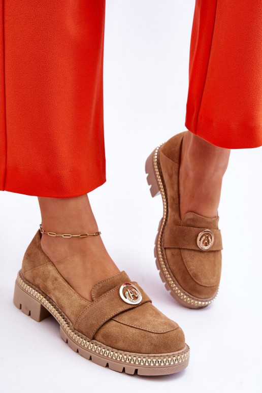 Laverne-Wildledermokassins in Beige Laverne-Wildledermokassins in Beige