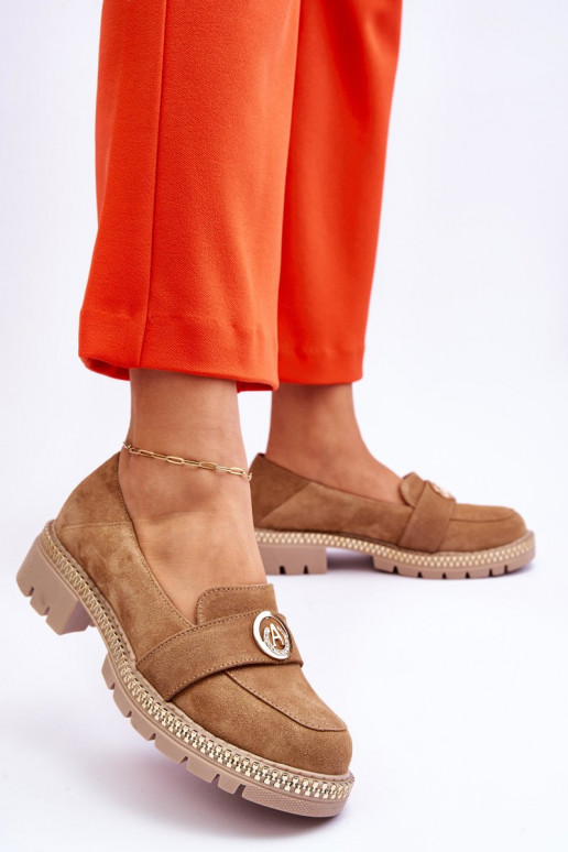 Laverne-Wildledermokassins in Beige Laverne-Wildledermokassins in Beige