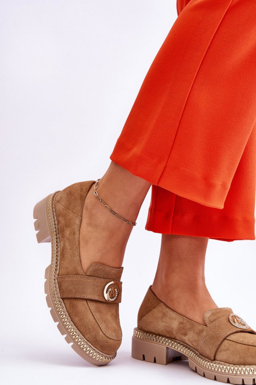 Laverne-Wildledermokassins in Beige Laverne-Wildledermokassins in Beige