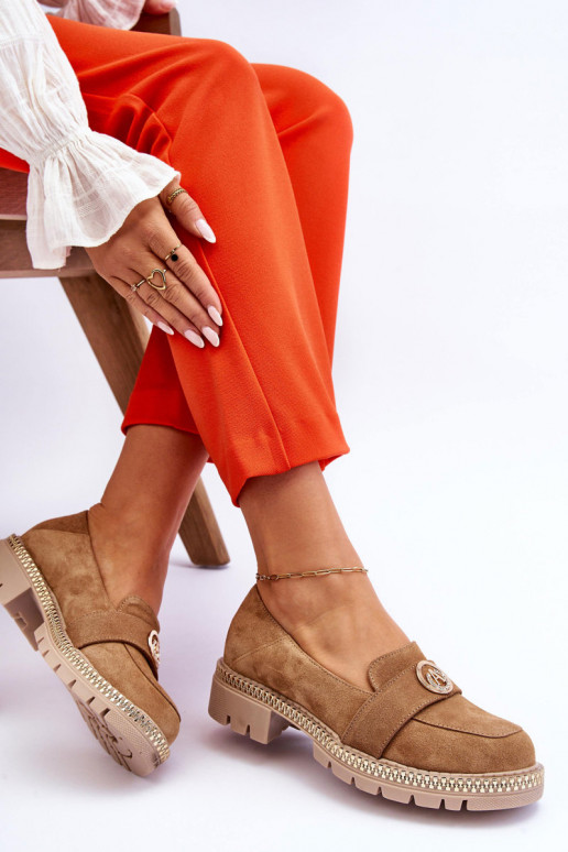 Laverne-Wildledermokassins in Beige Laverne-Wildledermokassins in Beige