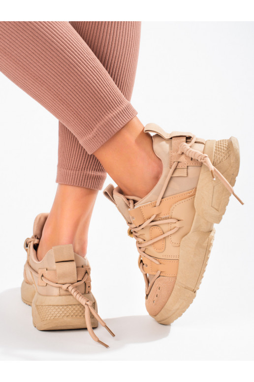Beige Freizeitschuhe Sneakers Shelovet