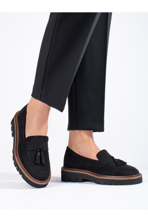 Vinceza Mokassins aus schwarzem... Vinceza Mokassins aus schwarzem...