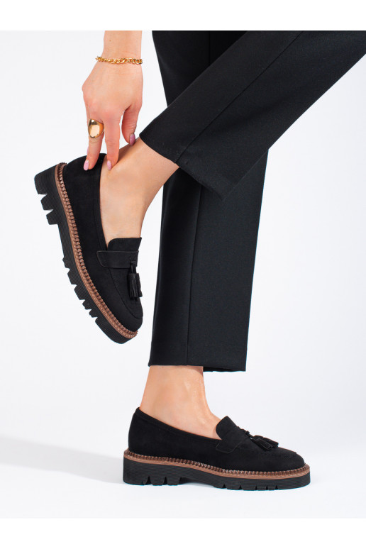 Vinceza Mokassins aus schwarzem... Vinceza Mokassins aus schwarzem...