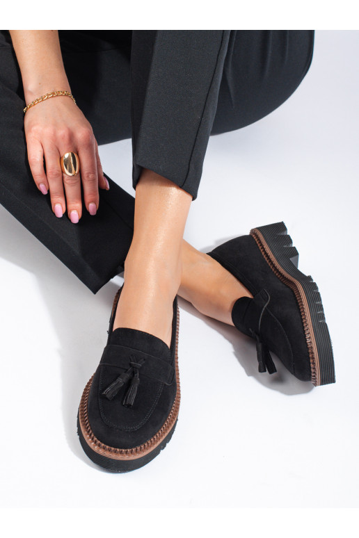 Vinceza Mokassins aus schwarzem... Vinceza Mokassins aus schwarzem...