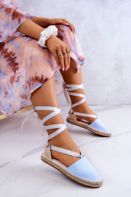 Blaue Schnür-Espadrilles Big Star Blaue Schnür-Espadrilles Big Star