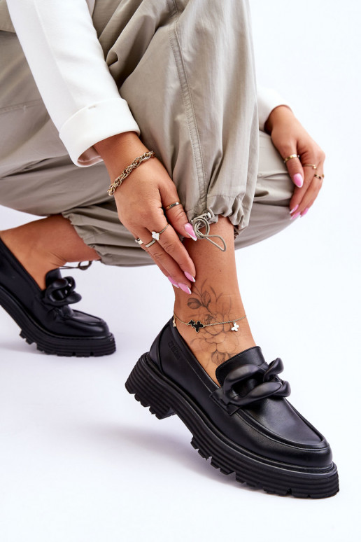 Mokassinschuhe Big Star in schwarzer... Mokassinschuhe Big Star in schwarzer...