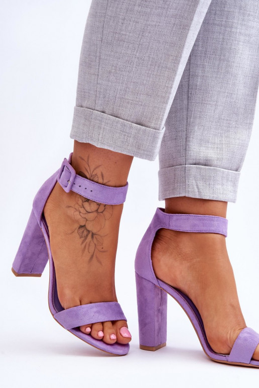 Lila Jacqueline-Wildleder-High-Heels Lila Jacqueline-Wildleder-High-Heels