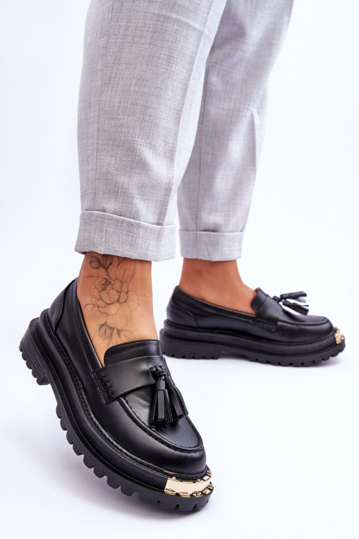 Mokassins mit Fransen in der Farbe... Mokassins mit Fransen in der Farbe...