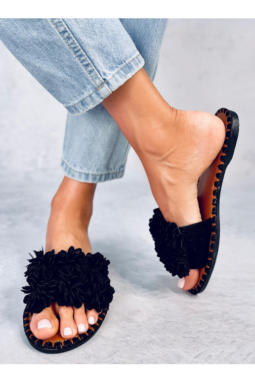 Damenhausschuhe PRIMA BLACK