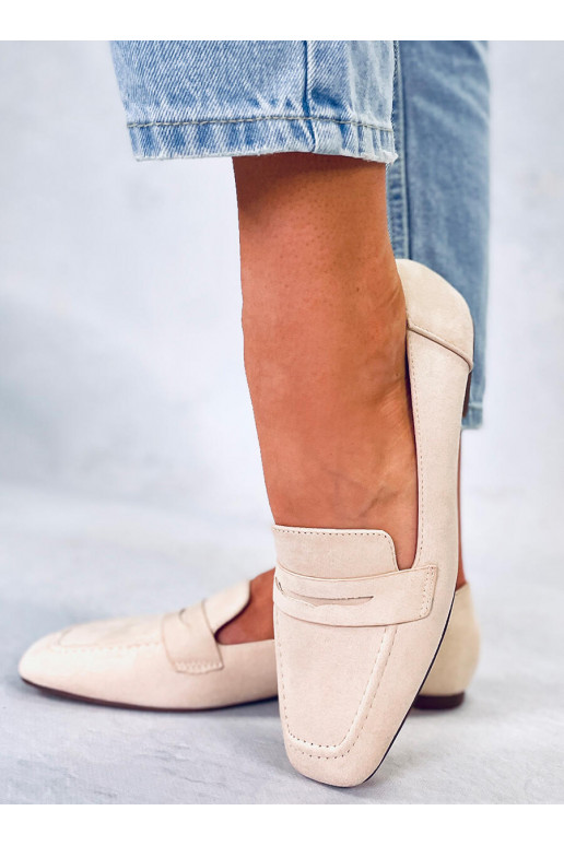 Wildledermokassins KLASSE BEIGE