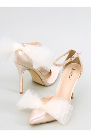 High Heels mit Tüllband SHEENA BEIGE 2