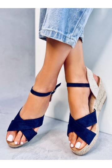 Plateausandalen WILLA BLAU
