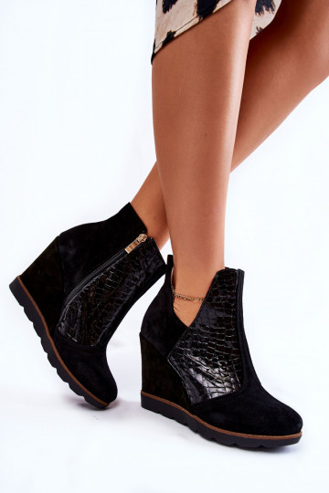 Wildlederstiefel mit...