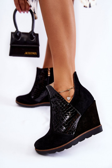 Wildlederstiefel mit... 2