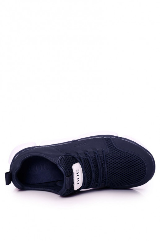 Dunkelblaue Sport-Sneaker-Schuhe für Herren