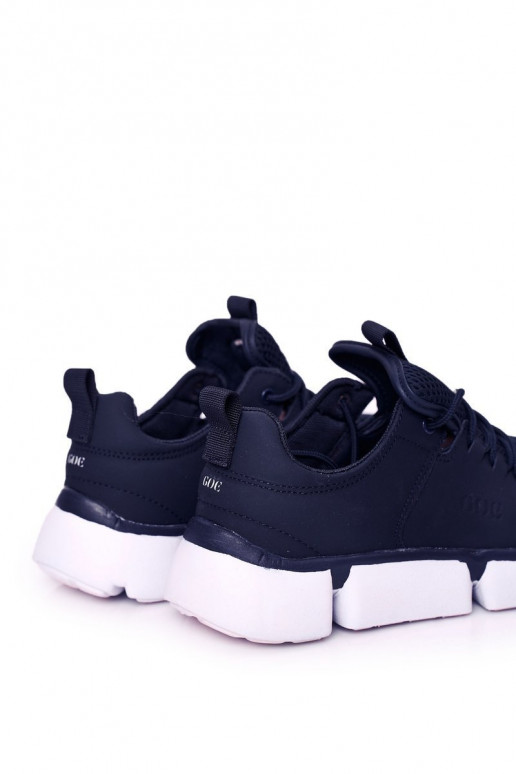 Dunkelblaue Sport-Sneaker-Schuhe für Herren