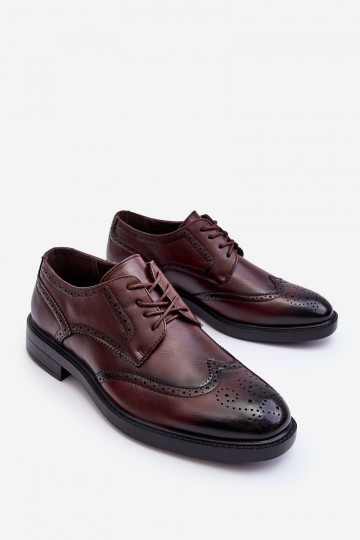 Braune Herrenstiefel im eleganten Stil von Gustavo