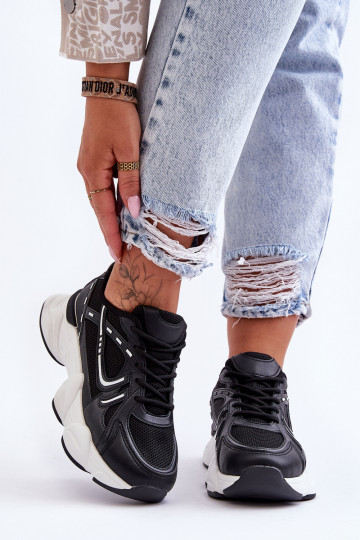 Schwarze Feluci-Sneaker für Damen 2