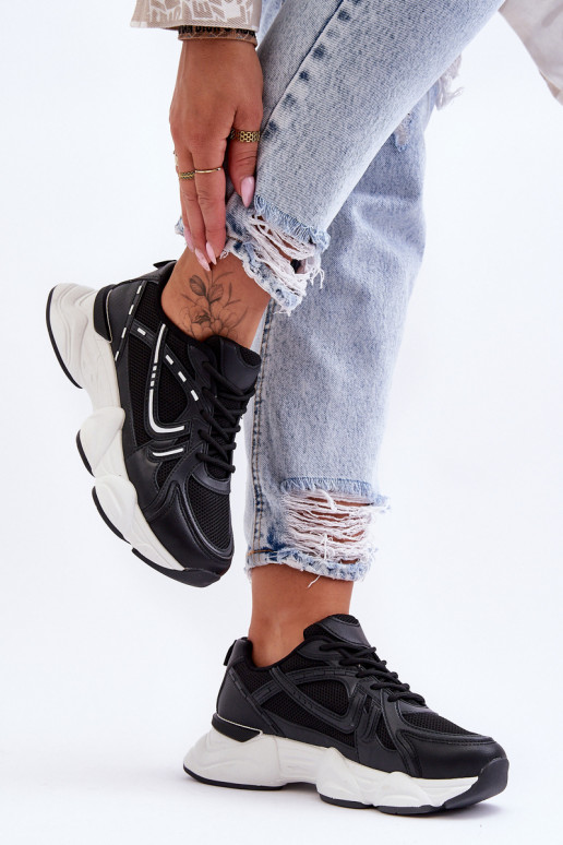Schwarze Feluci-Sneaker für Damen