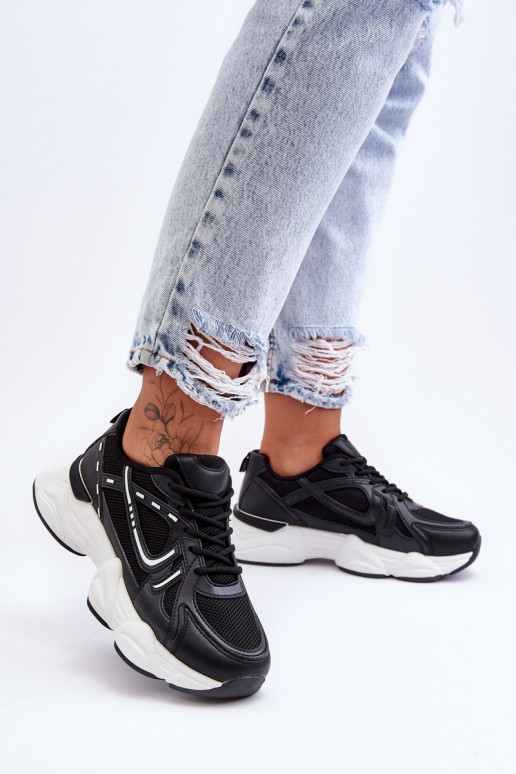 Schwarze Feluci-Sneaker für Damen Schwarze Feluci-Sneaker für Damen