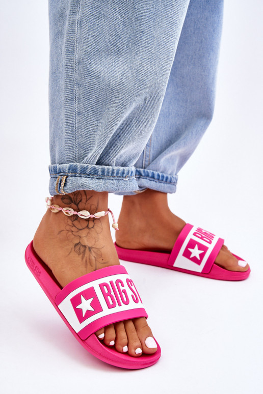 Rosa Big Star-Hausschuhe des... Rosa Big Star-Hausschuhe des...