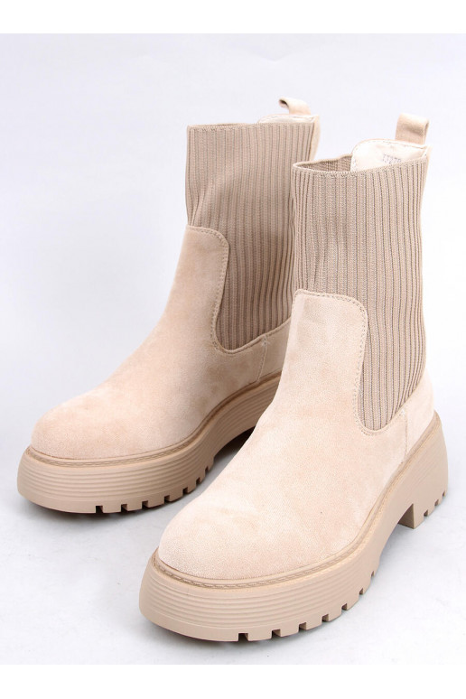 Elastische Stiefel WINTERS BEIGE