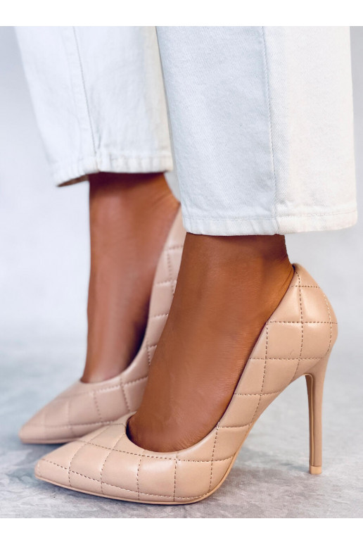 Schuhe mit dünnem Absatz RAQUEL NUDE