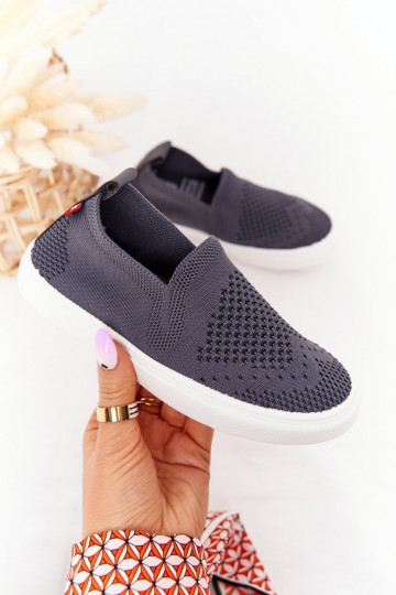 Kinder-Slip-On-Sneaker Slip-On Big Star in grauer Farbe