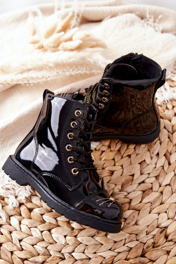 Schwarze Kinderstiefel 2