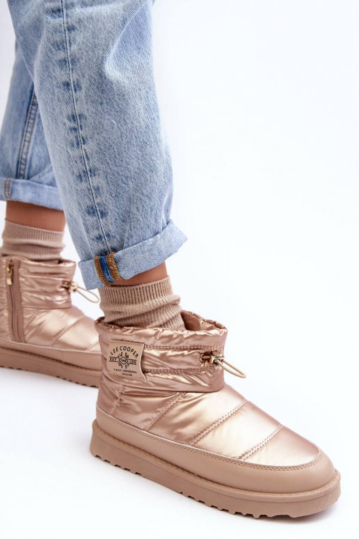 Warme Schneestiefel Lee Cooper beige Warme Schneestiefel Lee Cooper beige