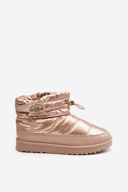 Warme Schneestiefel Lee Cooper beige Warme Schneestiefel Lee Cooper beige