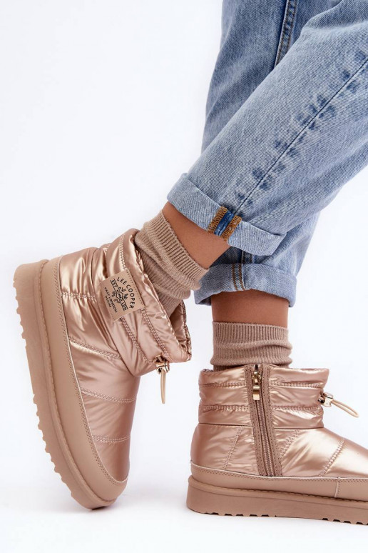 Warme Schneestiefel Lee Cooper beige Warme Schneestiefel Lee Cooper beige