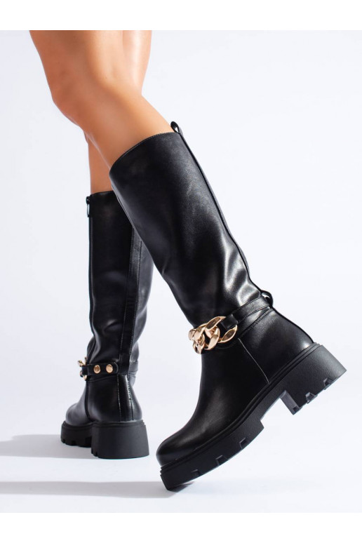 Shelovet Stiefeletten mit Kette Shelovet Stiefeletten mit Kette