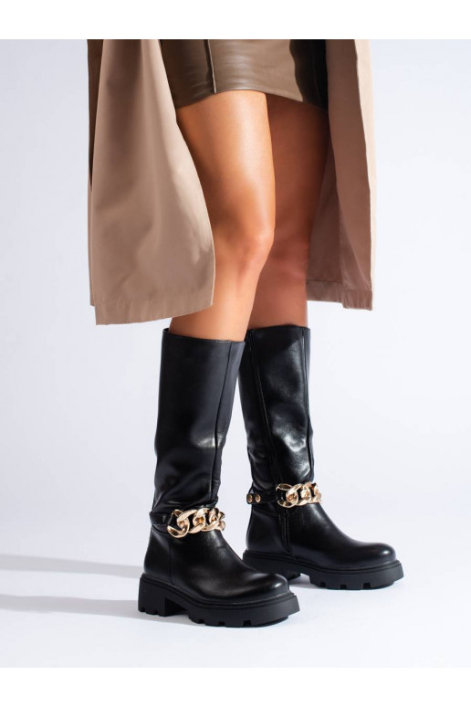 Shelovet Stiefeletten mit Kette Shelovet Stiefeletten mit Kette