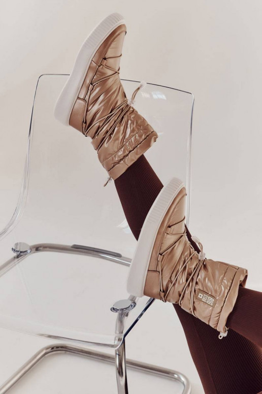 Beheizte Schneestiefel Big Star beige Beheizte Schneestiefel Big Star beige